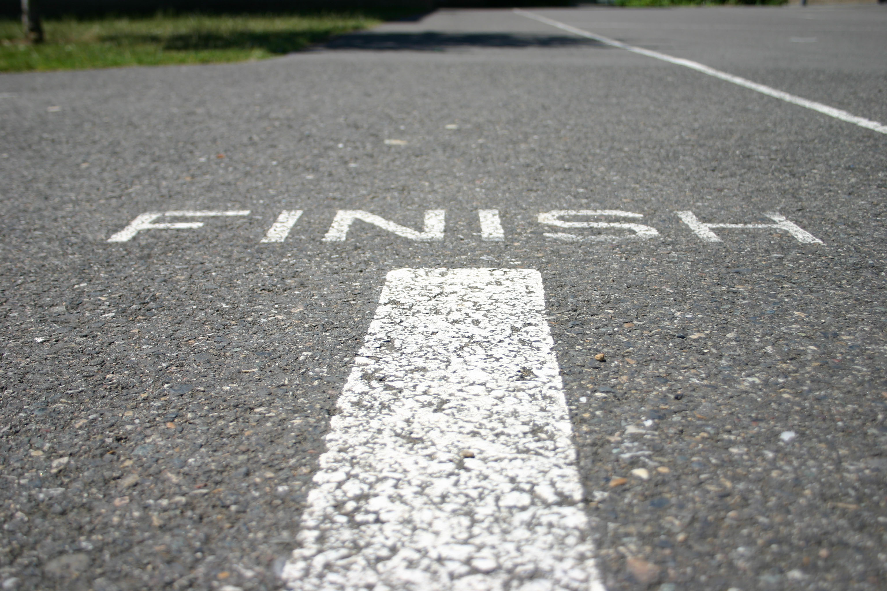 finish line