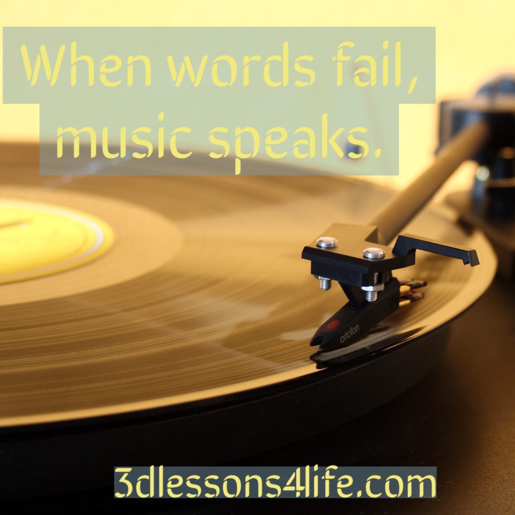 Music is My Muse | 3dlessons4life.com