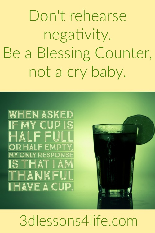 Be a Blessing Counter | 3dlessons4life.com