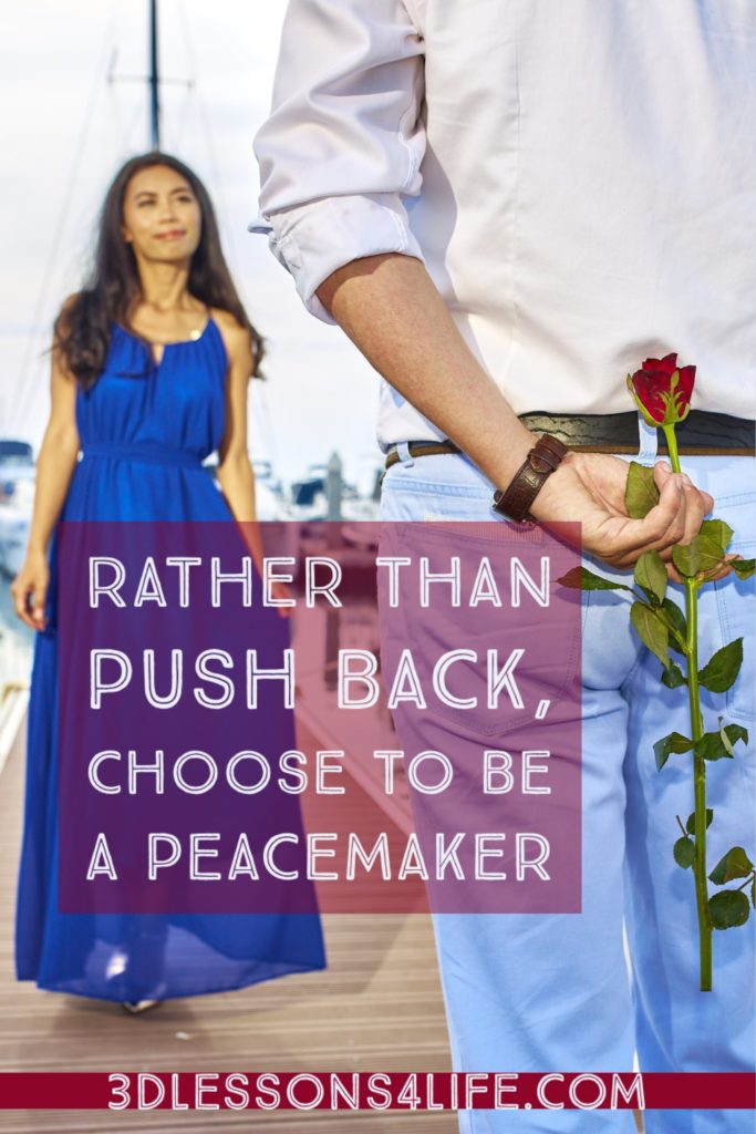 Choose to Be a Peacemaker | 3dlessons4life.com
