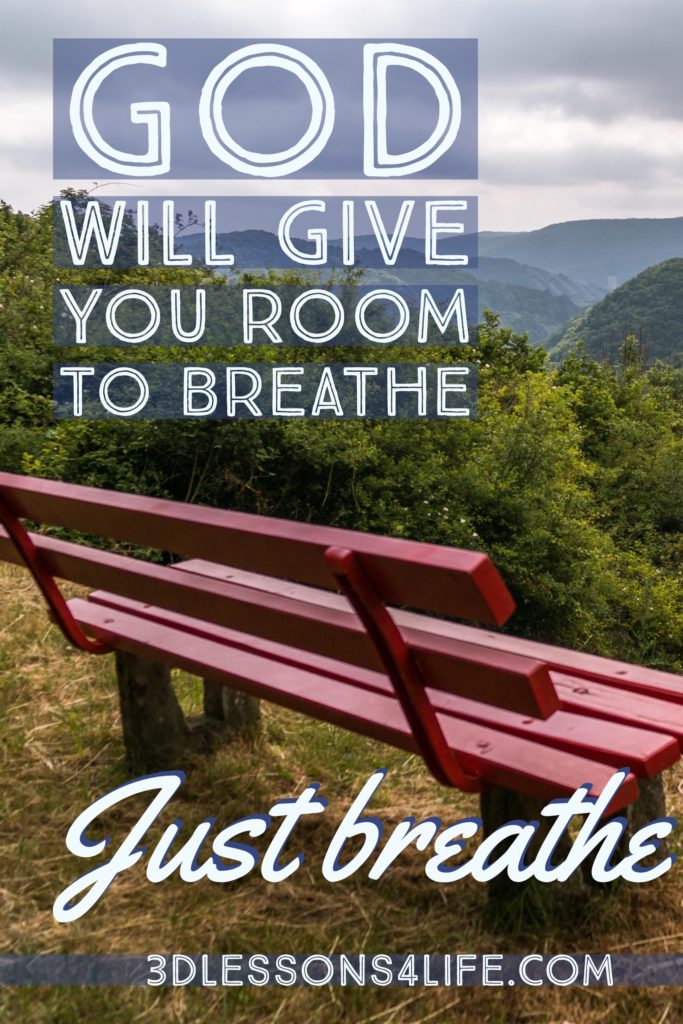 Room to Breathe | Just Breathe for 31 Days - Day 22 | 3dlessons4life.com