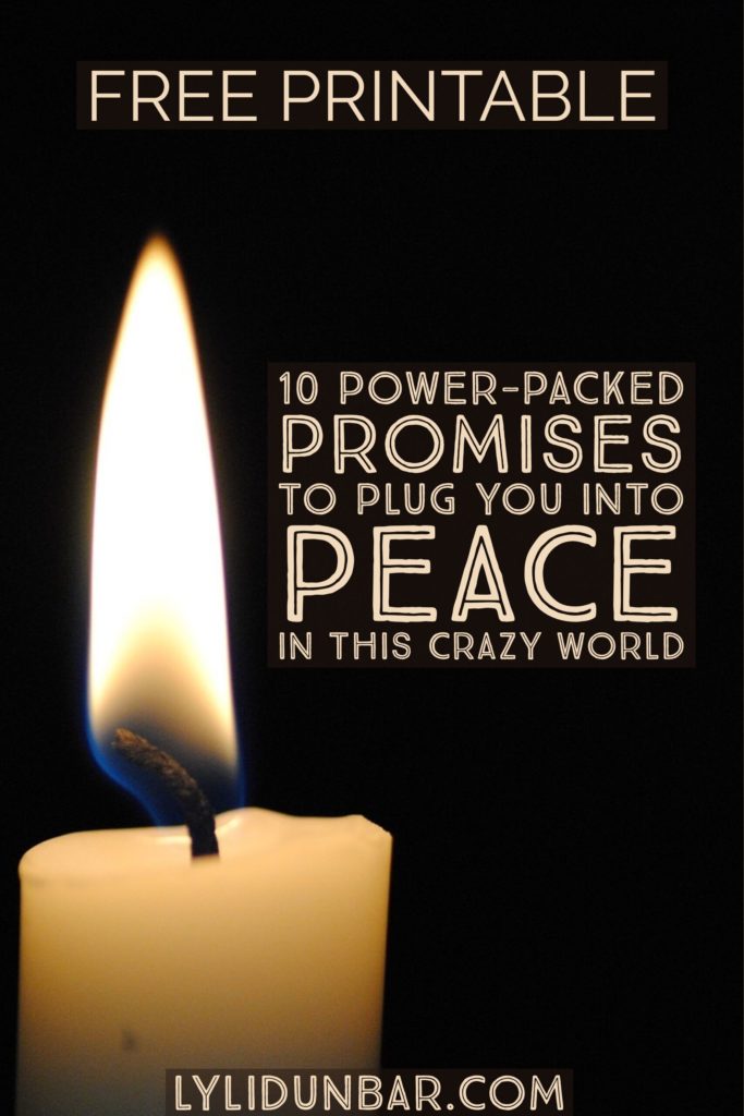10 Power-Packed Promises to Plug You Into God's Peace with Free Printable 