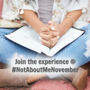 Not About Me November | lylidunbar.com