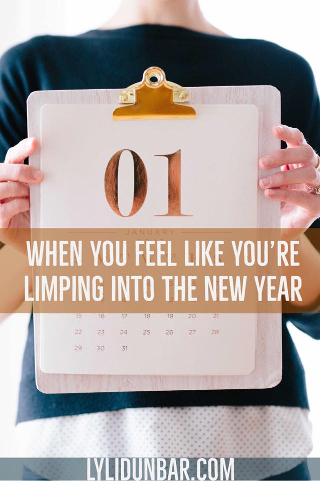 When You Feel LIke You're Limping into the New Year | lylidunbar.com | lWildfire Faith