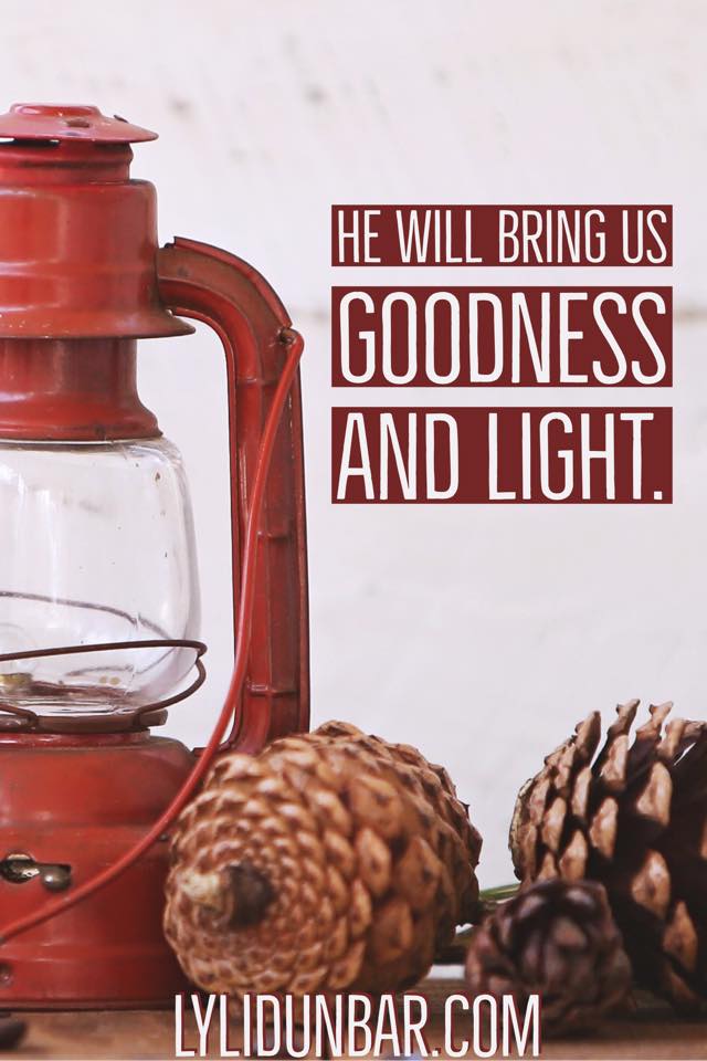 When You are Longing and Looking for Goodness and Light | lylidunbar.com | Wildfire Faith