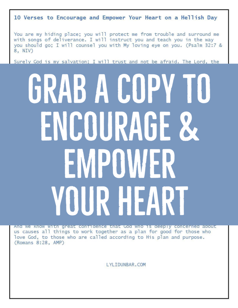 10 Verses to Empower and Encourage Printable Graphic