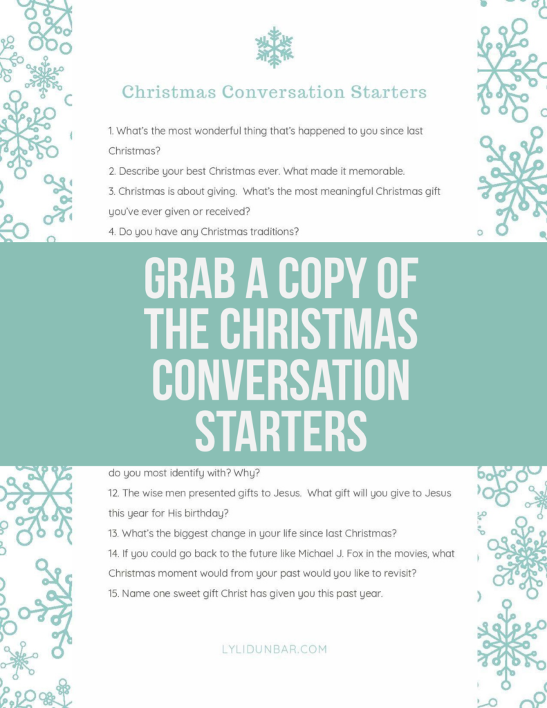 Christmas Conversation Starters